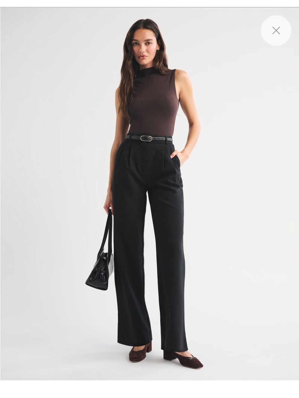 Abercrombie Sloane trousers in black size 25 short